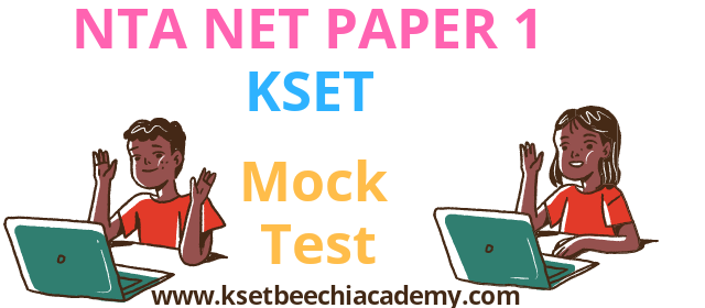 ugc net kset paper 1 test series