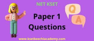 Ugc Net Kset Paper 1 Practice Questions » Beechi Academy